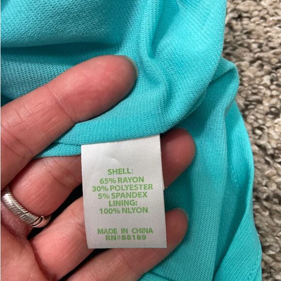 Lilly Pulitzer Sleeveless Francesca Mini Dress in Blue Pink Combo Womens Medium - Picture 11 of 13